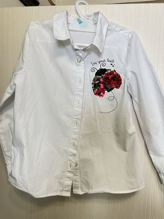 Біла сорочка LC Waikiki р.6/7 років