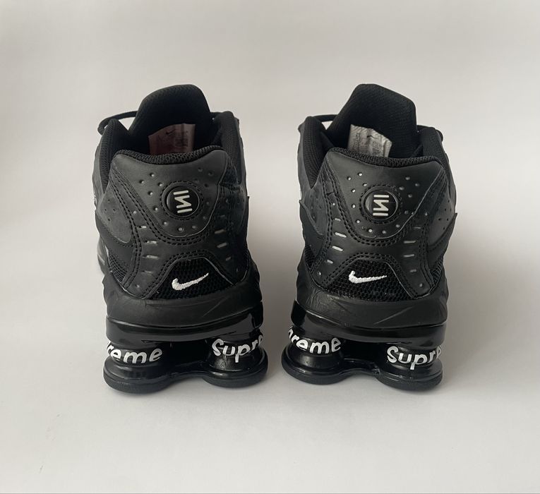Nike Shox 2 Ride x Supreme black 41-45. Шокс Суприм.