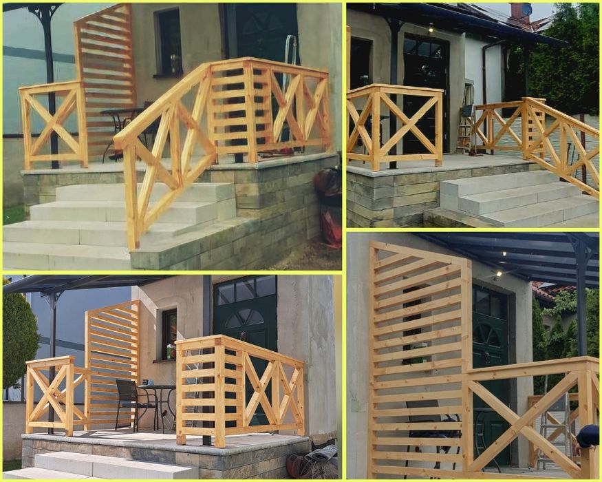 Balustrada drewniana