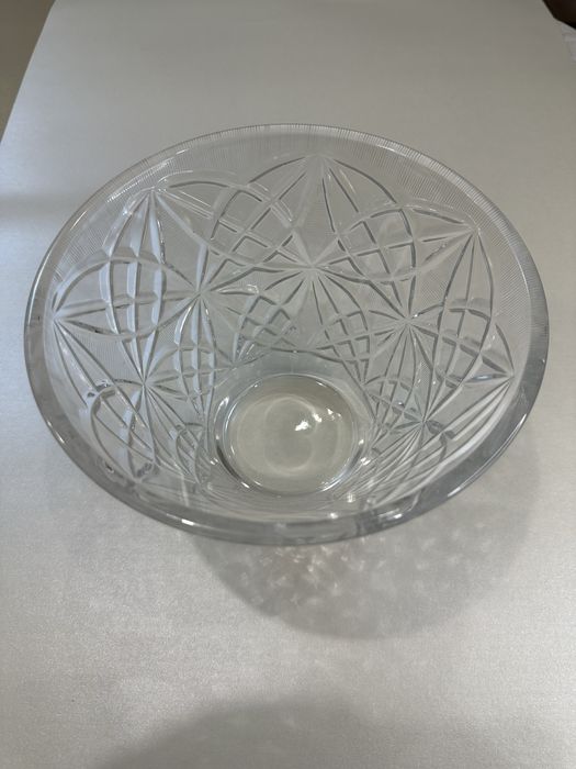 Кришталева кругла ваза СРСР