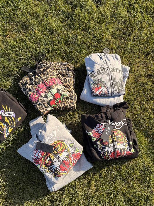 Komplet dresowy ed hardy mix bulk zarobkowy