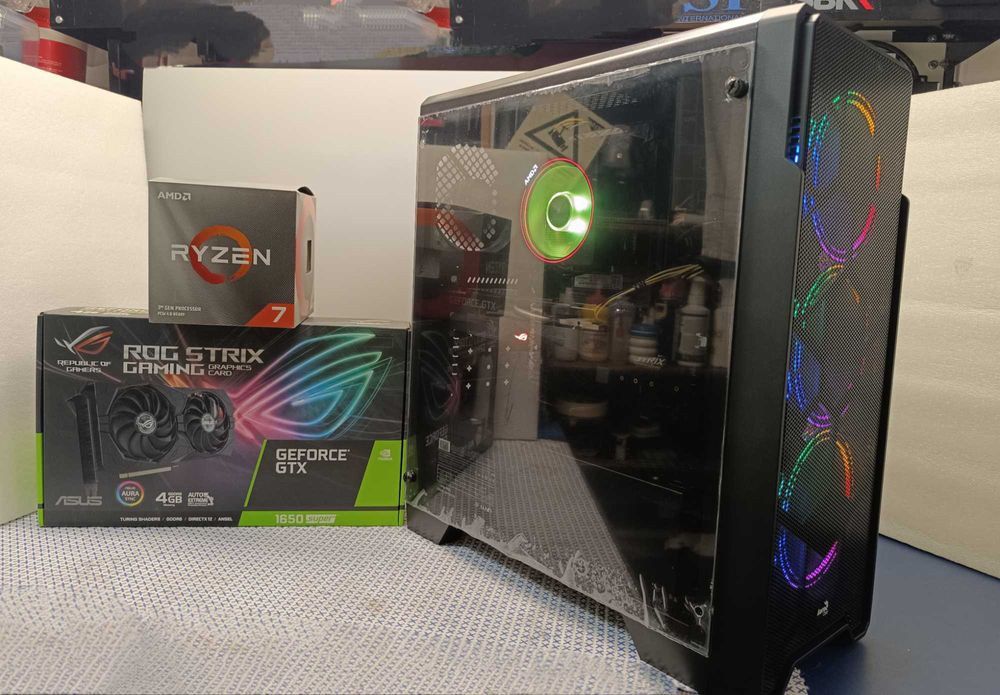 PC Gaming Ryzen 7 3700X l GTX-1650S-O4Gb-Gaming l 16Gb 3200Mhz l 256G