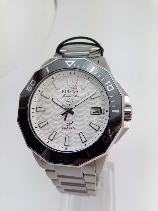 Мужские часы Bulova Precisionist Marine Star 96B426 точность колебаний 262 кГц, сапфир
