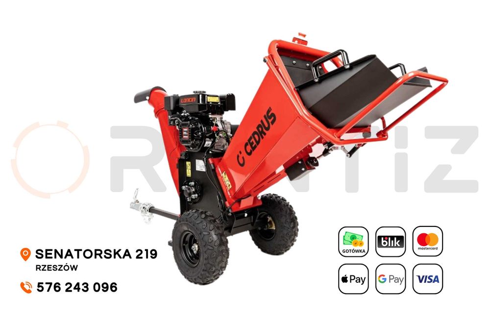 Rębak, rozdrabniacz spalinowy Cedrus RB02 PRO - wynajem, wypożyczalnia