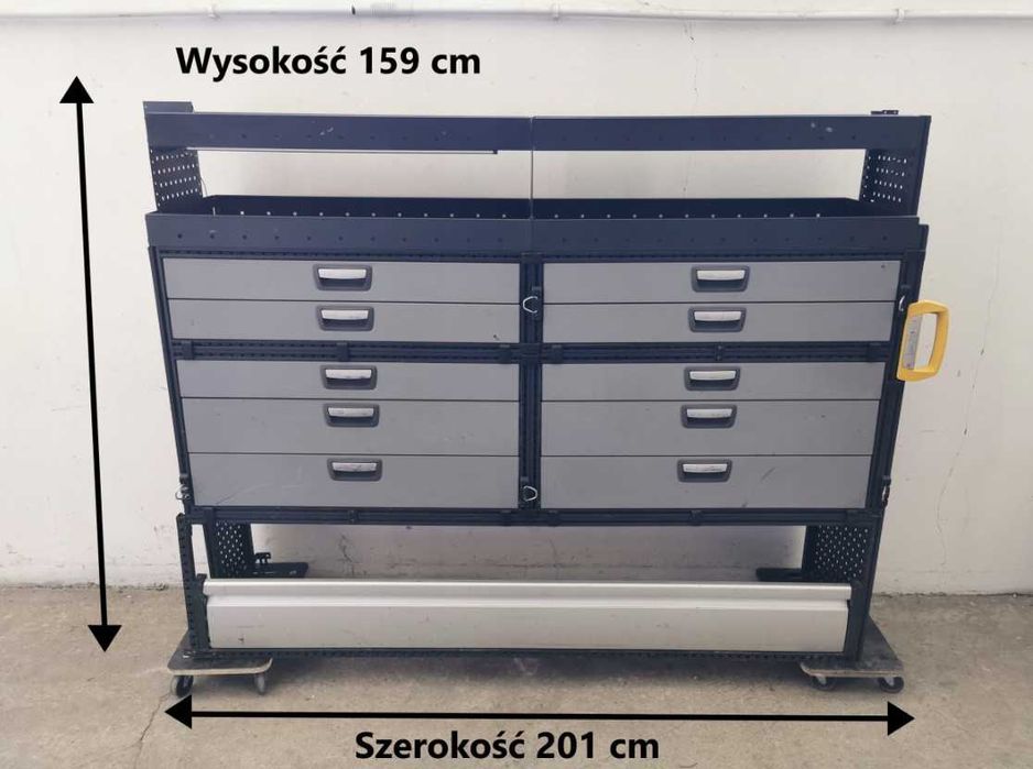 Zabudowa serwisowa warsztatowa CRAFTER SPRINTER TRANSIT MAN TGE IVECO