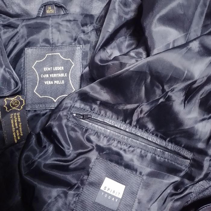 SPIRIT.кожа.Длинный пиджак-рубашка-куртка/можно и женщинам