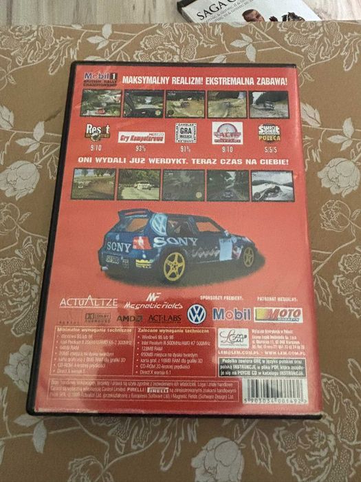 Gra rally championship mobil 1 + Sega Rally Polska dystrybucja PC