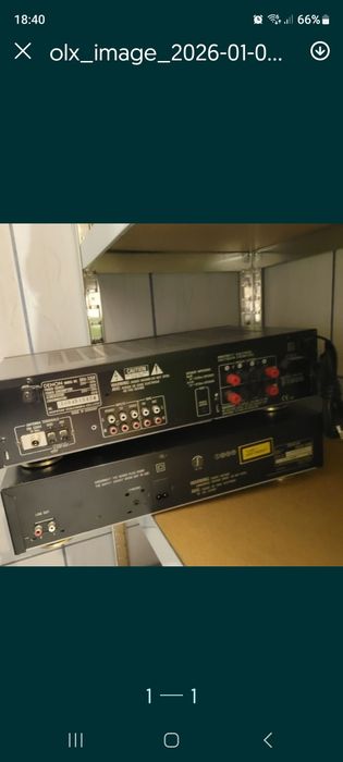 Wieza denon  cd magnetofon  amplituner