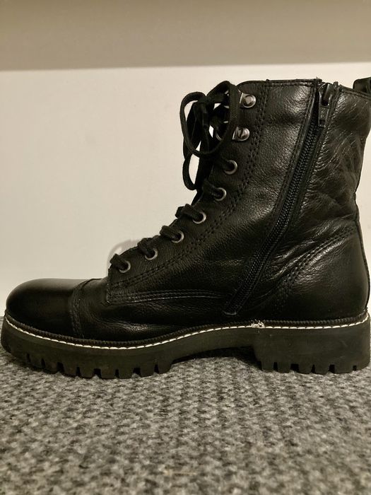 Skórzane buty / trapery River Island – stan idealny rozmiar 39