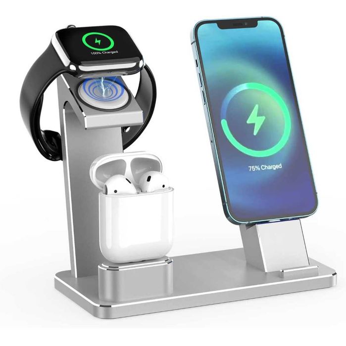 Підставка для зарядки 3 в 1 для Apple Watch iPhone