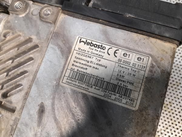 Caldeira Pre Aquecimento Agua VOLKSWAGEN Touareg (7L)