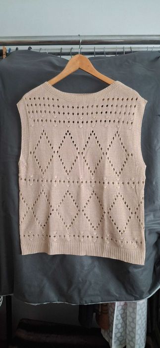 Blusa em malha aberta