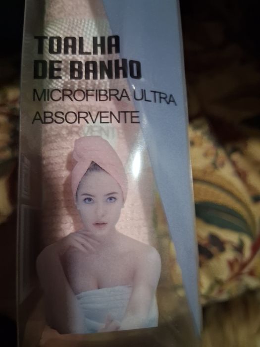 Toalha de banho para cabeça nova, embalada