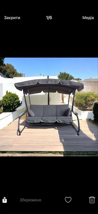 Садова гойдалка IdealGarden MAS-4026 Качеля Гойдалка