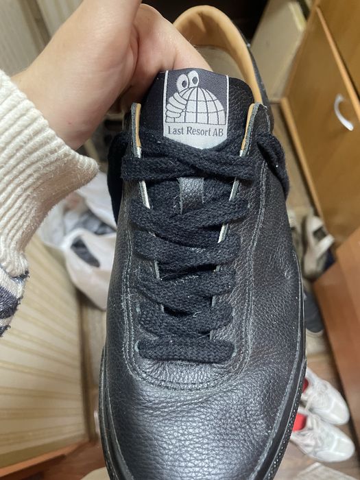 Last Resort AB VM001 Lo Mill Leather Shoe, Black