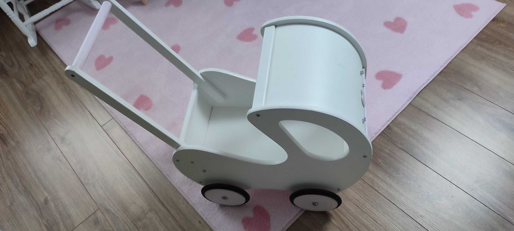 Wózek zabawka drewniana