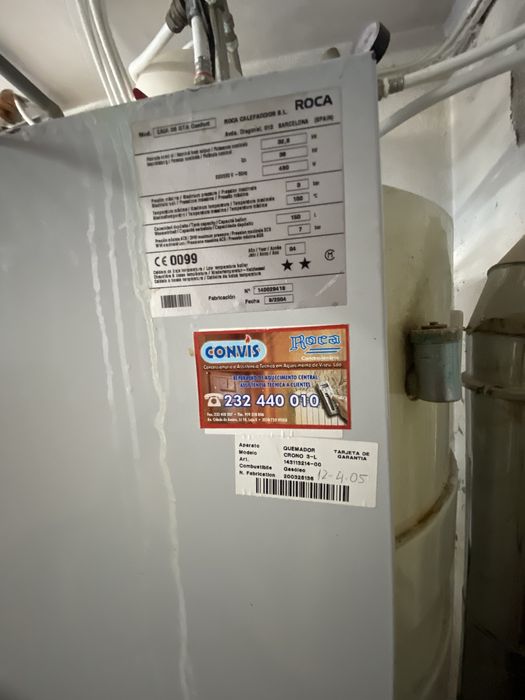 Caldeira aquecimento com deposito 1000l