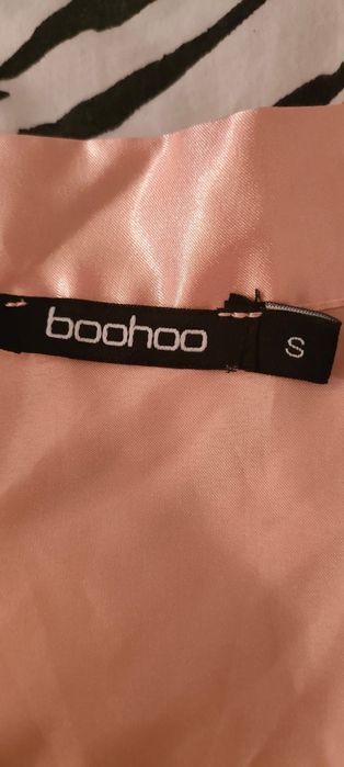 Szlafrok ślubny satynowy Boohoo rozm S/ M