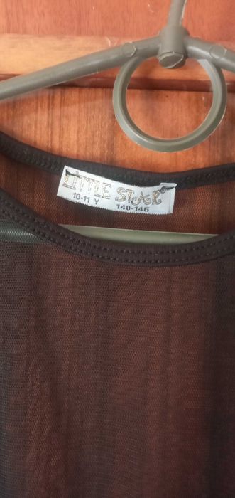 Комплект  черного цвета для девочки 10--11 лет