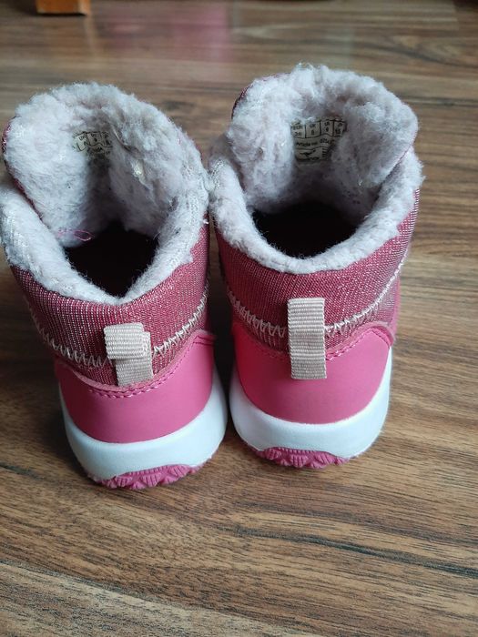 Kozaki zimowe trzewiki, sniegowce kangaroos dziewczynka r. 25 różowe
