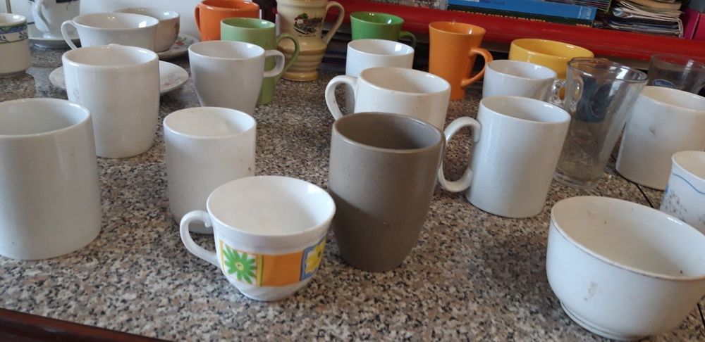 Conjunto de Chávenas e Canecas Diversas