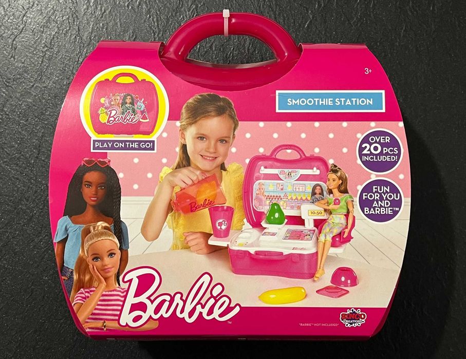 Barbie Smoothie Station zestaw do robienia koktajli etui walizka