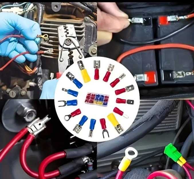 Набір ізоляційних конекторів для електропроводів, клеми 280 шт.