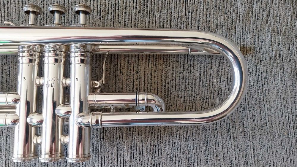 Trompete KING SYMPHONY STERING SILVER LEADPIPE  Dual Bore 1971
