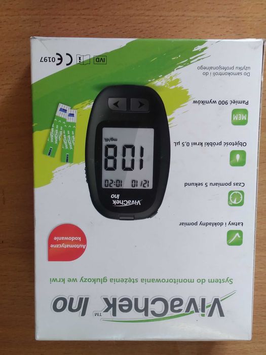 NIUŻYWANY gleukometr /
Zachęcam do zakupu, oraz na inne moje aukcje /
