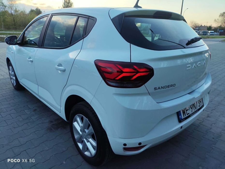 Wynajem Samochód osobowy Nowa Dacia Sandero LPG LED 100 KM, Długoterminowy