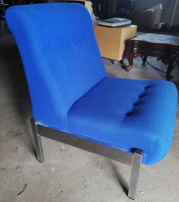 Sofá Azul de Escritório