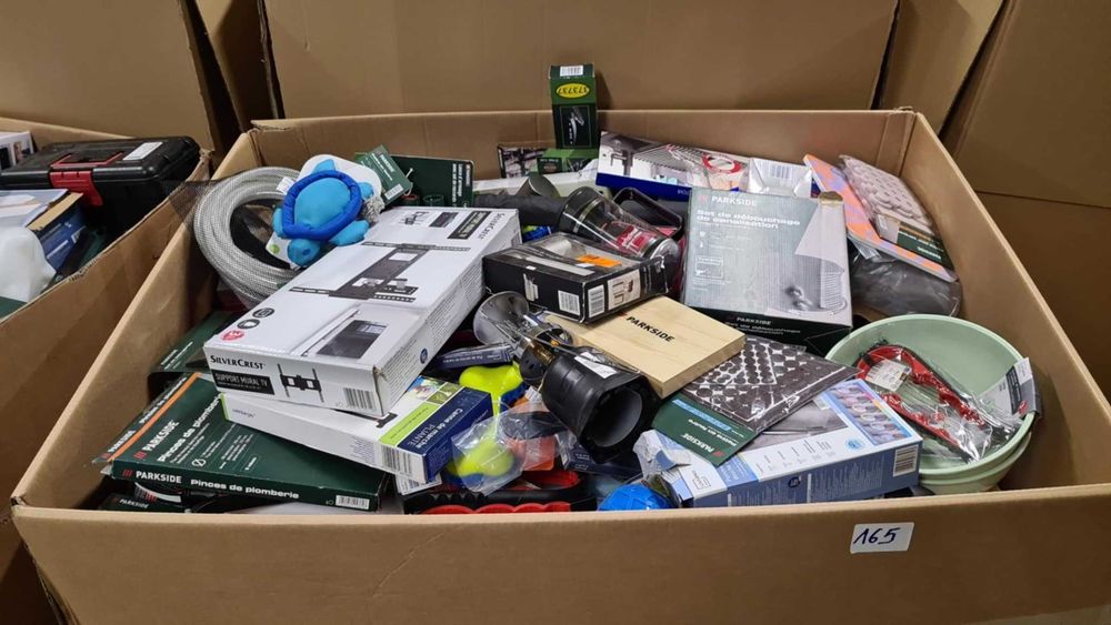 Palety Lidl drobnica Parkside paleta