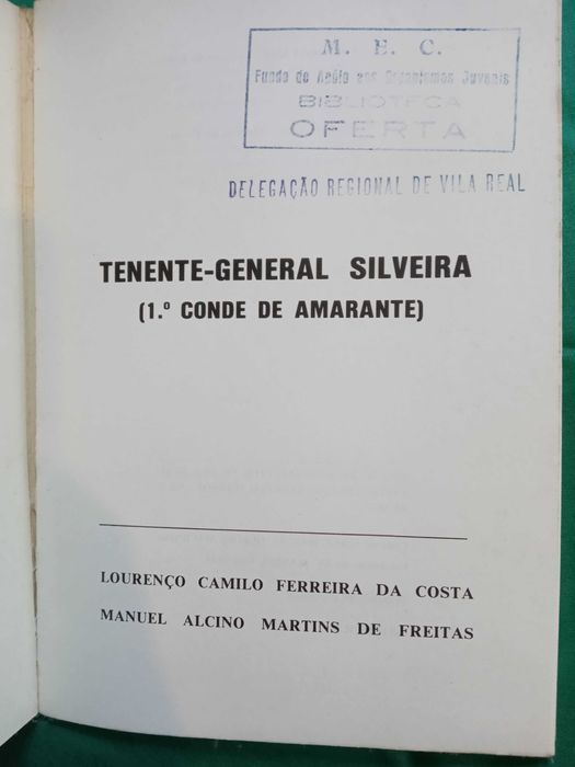 Livro Tenente-General Silveira (1º Conde de Amarante)