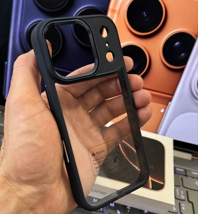 Чехол iPhone 17 Pro Max Orange, 17 Pro Blue,17 Air Black, top качество