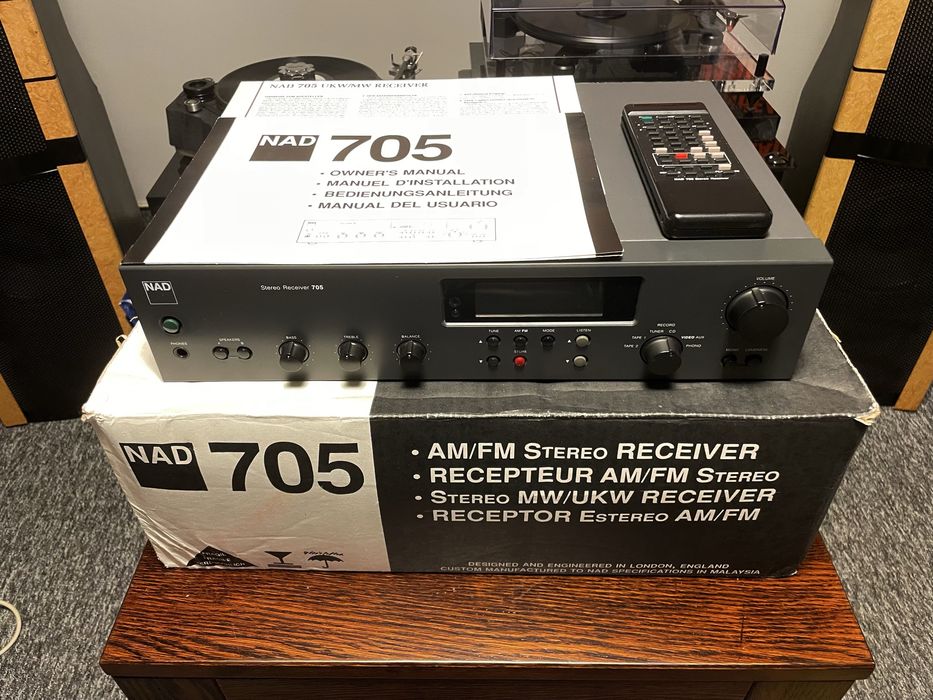 Ampituner NAD 705 CD NAD 501  - wzorowy stan
