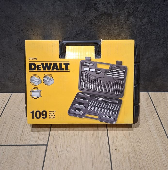Zestaw wierteł i bitów DeWALT DT0109 | 109 elementów w walizce