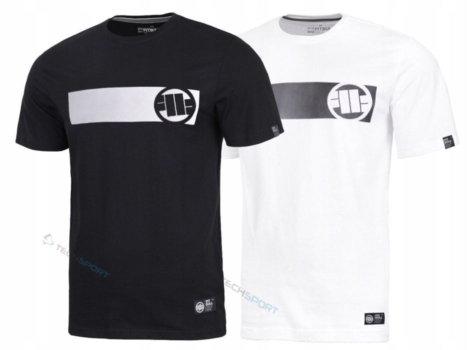 Pitbull 2X Koszulka 2-Pak Koszulka Męska Bawełniana Z Dużym Logiem / 3Xl