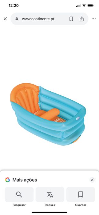 Banheira insuflável Jané