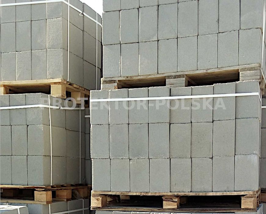 bloczek betonowy fundamentowy 24cm ściany piwniczne nośne kanold mur