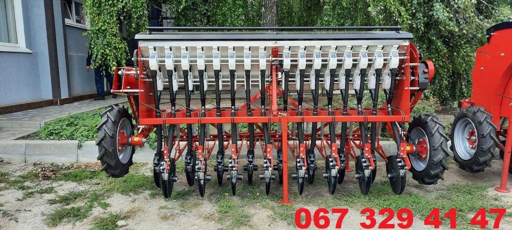 Міні сівалка зернова навісна СЗ 1,8 2,1 2,4 2,7 під трактор Ловол ЮМЗ