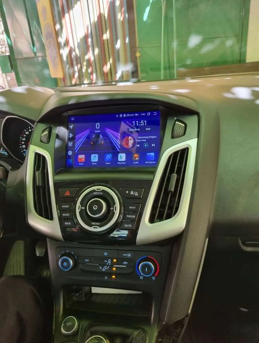 Rádio Android 14 com GPS Ford Focus MK3 (Novo)