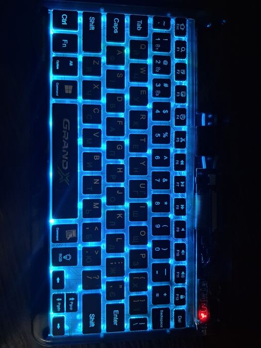 Hoco S55 Transparent Discovery Edition, бездротова клавіатура