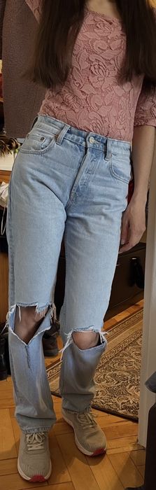 spodnie jeansowe Zara