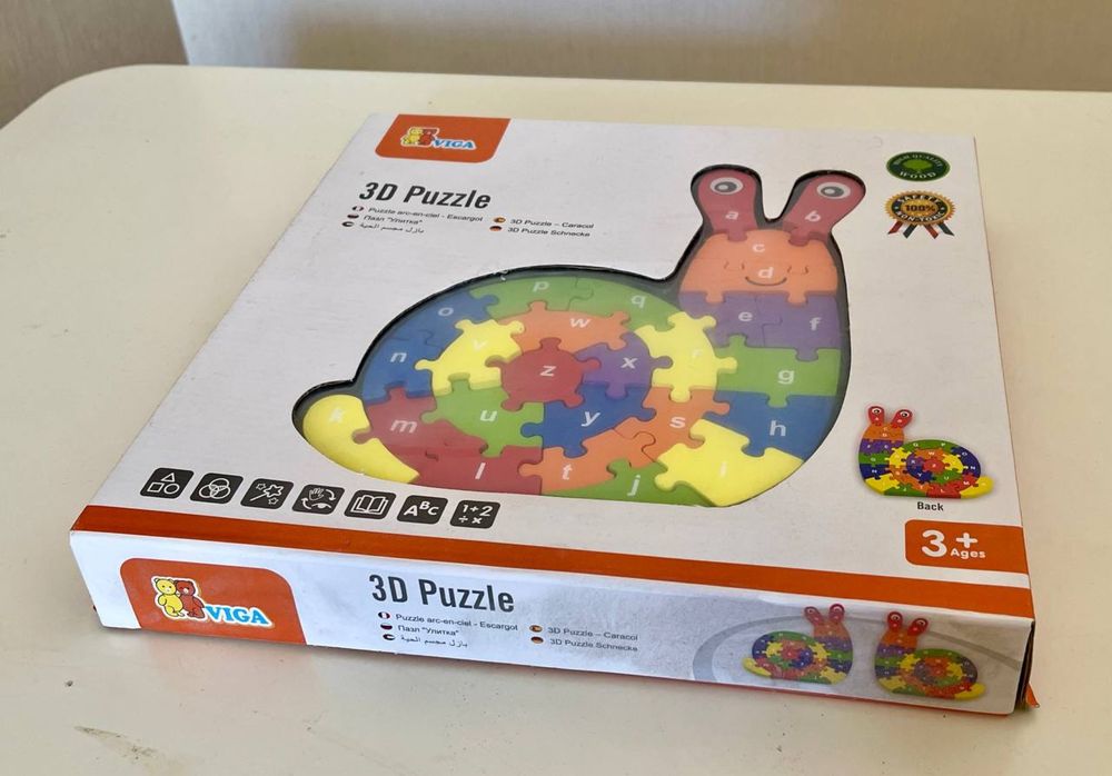 3D puzzle 3+ равлик