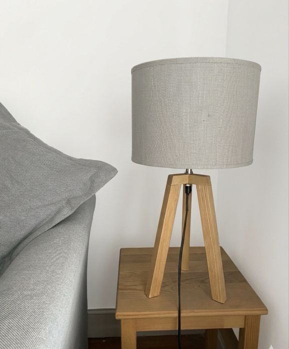 Candeeiro de Mesa + Lampada Led