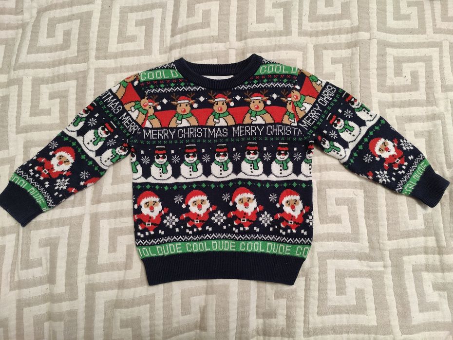 Новорічний светер/кофтинка 86 см