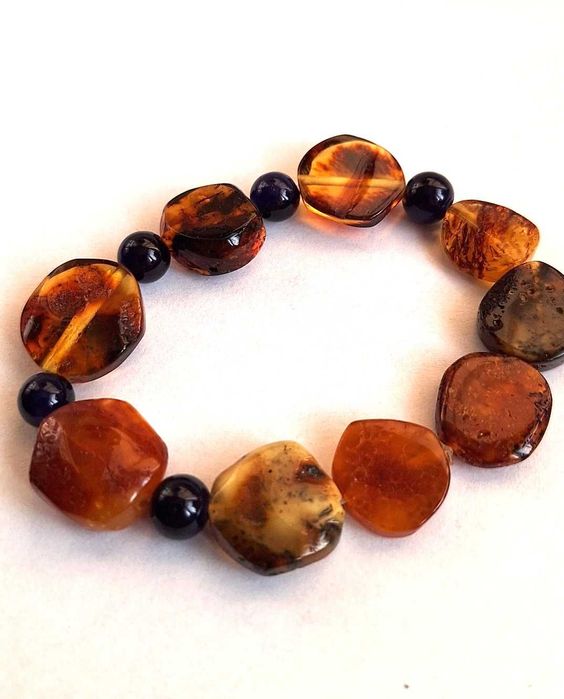 OKAZJA - bursztyn - unikaty - bransoletka