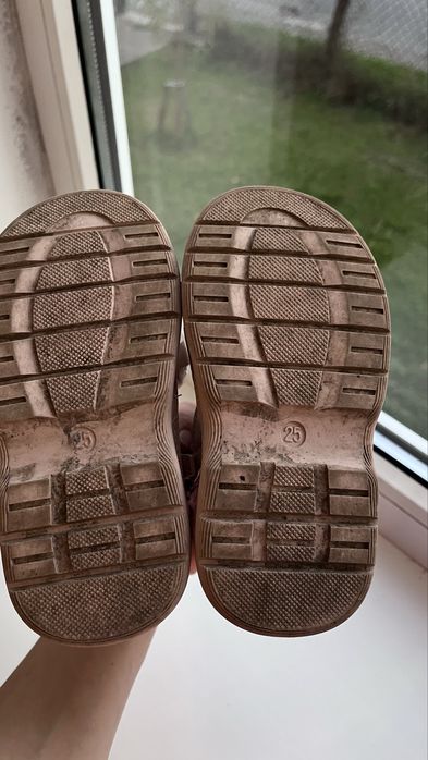 Зимні чобітки чоботи туфлі ботинки угги устілка 15см