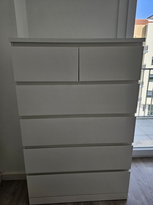 Cómoda MALM 6 gavetas