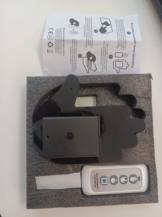 Lampa gestów z pilotem środkowy palec lampka led